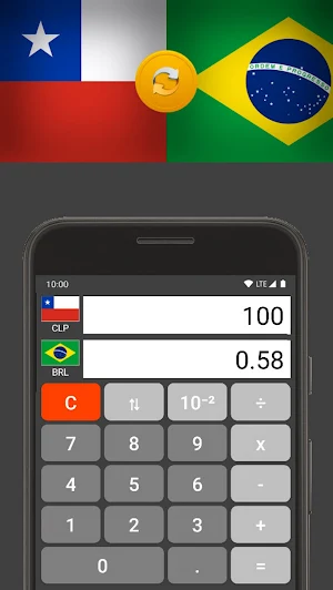 Chilean peso / Brazilian Real Screenshot 0