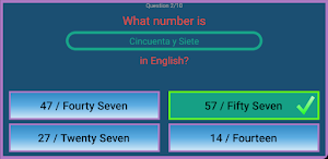 Spanish Number Game Screenshot 3