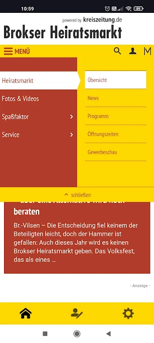 Brokser Heiratsmarkt Screenshot 2