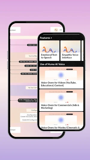 Hume : Ai Voice App Direction Screenshot 1