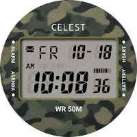 CELEST5532 Retro Digital Watch