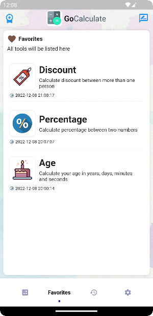 GoCalculate - Calculator Screenshot 1