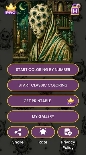 Monster Color by Number Screenshot 1