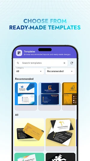Business Card Folio Screenshot 1