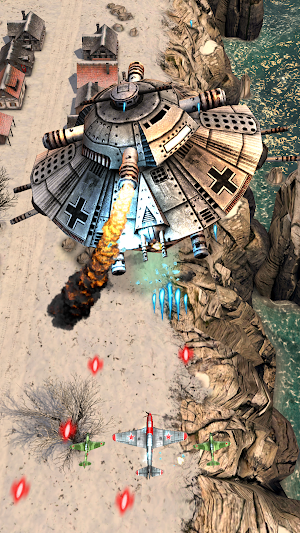 AirAttack 1 - Airplane Shooter Screenshot 2