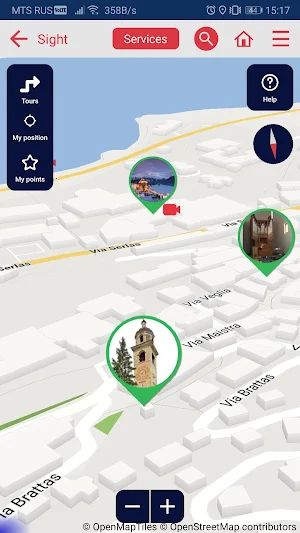 St. Moritz map offline guide tourist navigation Screenshot 2