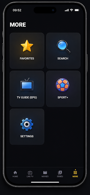 Kyron IPTV Player Screenshot 2
