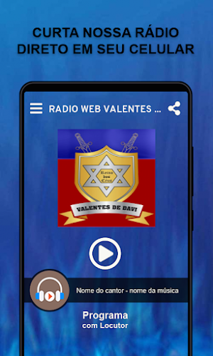 RADIO WEB VALENTES DE DAVI JF Screenshot 1
