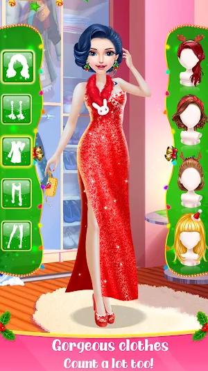 Christmas Makeup Game - Makeover & Salon for Girls Screenshot 3