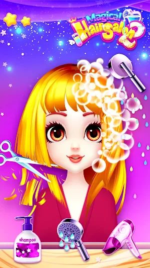 Fashion Hair Salon Games: Royal Hairstyle Screenshot 1