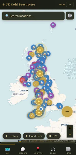 UK Gold Prospector Screenshot 0