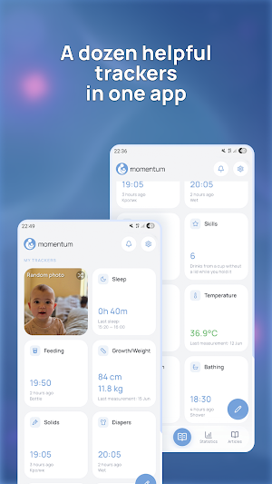 Momentum: Baby Diary & Sleep Screenshot 1