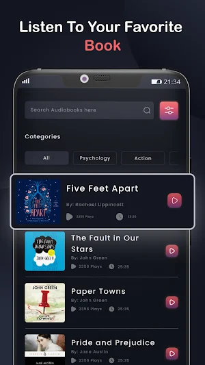 Audio Books App Screenshot 0