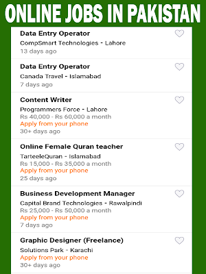 Online Jobs In Pakistan Screenshot 3