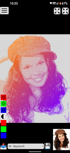 Halftone dot art Screenshot 3