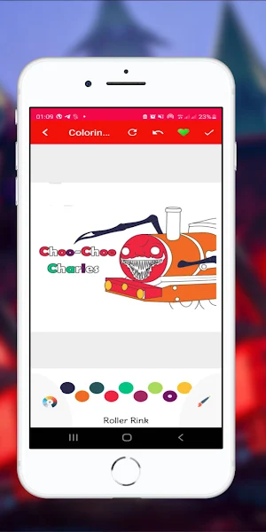 Choo-Choo charles Coloring 2 Screenshot 1