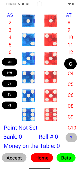 Craps Dice Control Trainer Screenshot 2