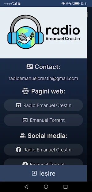 Radio Emanuel Crestin Screenshot 2