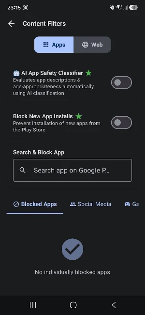 Safekida - Parental Control Screenshot 1