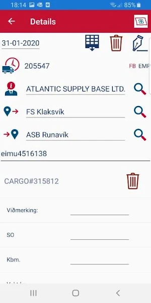 CMS Drivers Mobile Screenshot 1