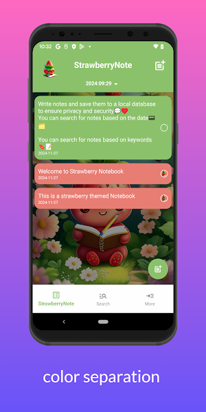 StrawberryNote Screenshot 2
