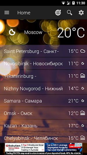 Russia Weather Screenshot 0