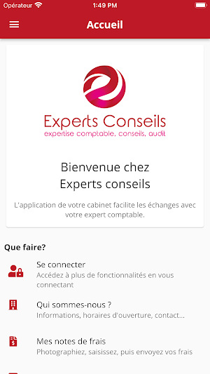 Experts conseils Screenshot 0