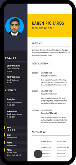 Resume builder (CV maker) Screenshot 0