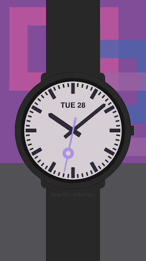 Railway Clock Watch Face Screenshot 0