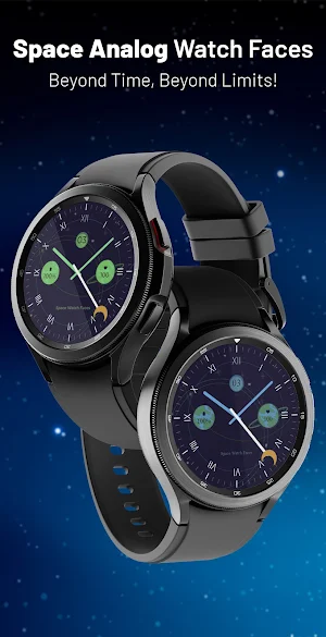 Space Analog Watch Faces Screenshot 2