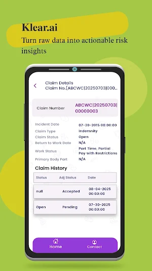 ICS - Claimant App Screenshot 3