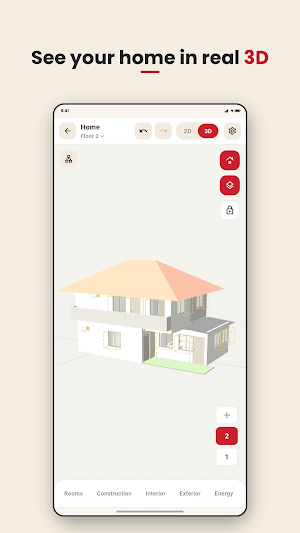 Tiang: 3D Home Energy Planner Screenshot 2