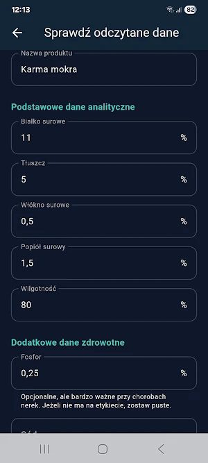 PetNutriBalance Screenshot 3
