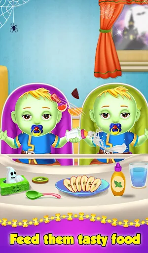 Halloween Baby Daycare Game Screenshot 2