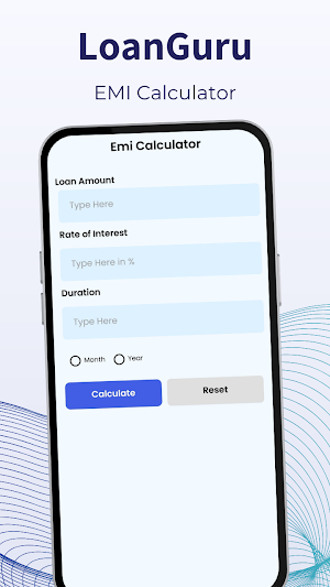 LoanGuru - EMI Loan Calculator Screenshot 2