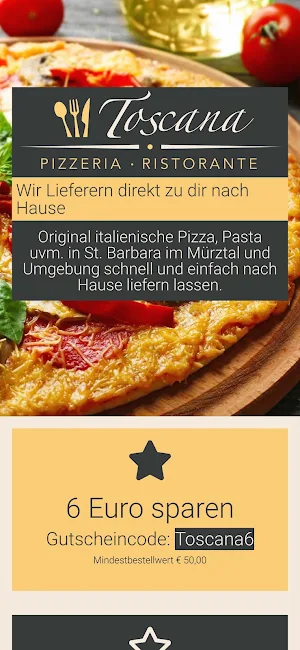Pizzeria Toscana Screenshot 0