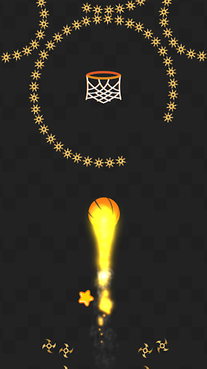 Fire Dunk Up : Fire basketball Screenshot 0