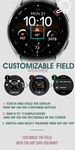 Dream 107 - Digital Watch Face screenshot 6
