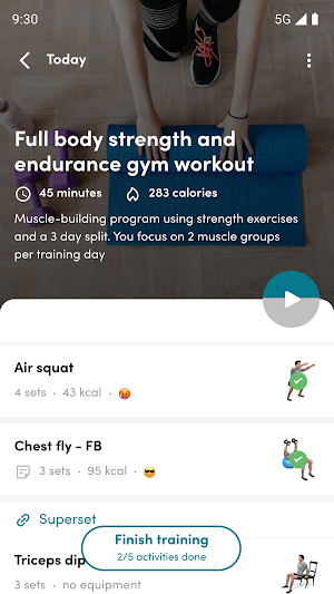 Sport Training Screenshot 2