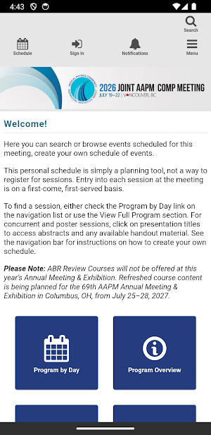 AAPM 2026 Screenshot 0