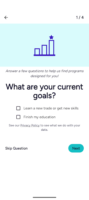 Career Moves App Screenshot 1