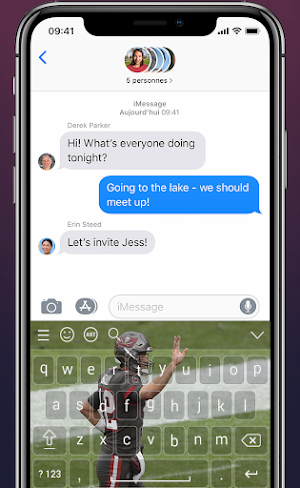 Tom Brady Keyboard Theme NFL22 Screenshot 1