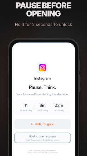 ProdHigh: Screen Time Saver Screenshot 1