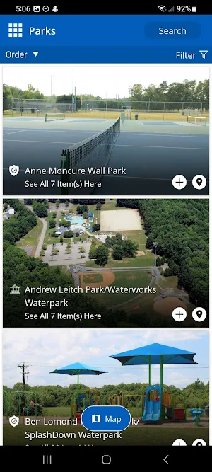 Prince William Co Rec Mapper Screenshot 1