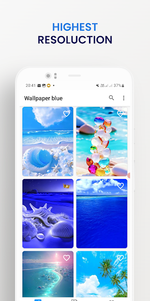 Wallpaper blue Screenshot 2