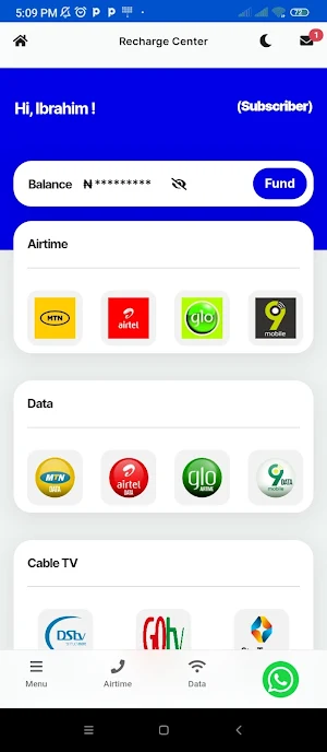My Recharge Center Screenshot 2