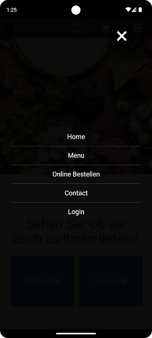 Pizza Mia Steinofen. Screenshot 2