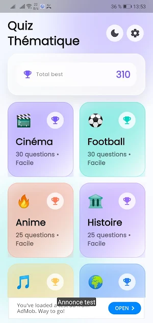 quiz_thematique_pro Screenshot 1