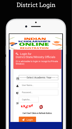 Indian Scholarships Online Reg Screenshot 3
