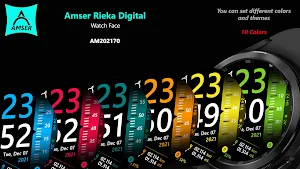 Amser Rieka Digital Watchface Screenshot 3